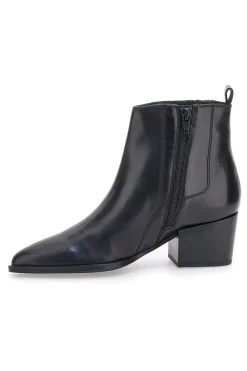 Stivaletti Neri Vera Pelle Con tacco a Blocco Pittarello Glam 54240