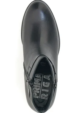 Stivaletti Neri Vera Pelle Prima Riga 854295