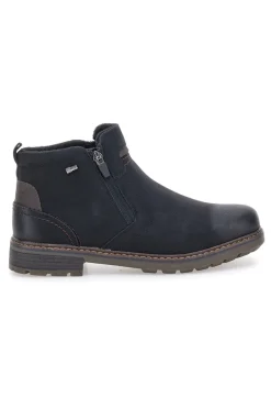 Stivaletti neri water repellent con zip laterale Relife 20821B16R