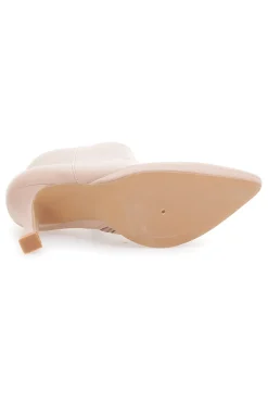Stivaletti nude con tacco Mon dieu B1929Q20