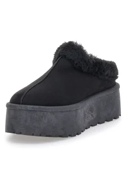 Stivaletti Pantofole con Pelo Nere Pittarello Love 1913