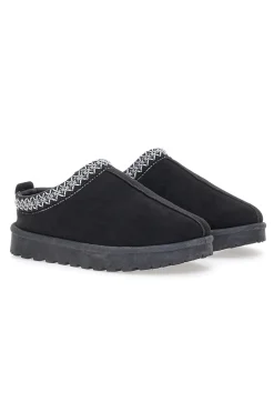 Stivaletti Pantofole con Pelo Nere Pittarello Love 1859