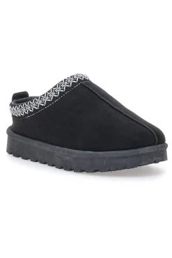 Stivaletti Pantofole con Pelo Nere Pittarello Love 1859