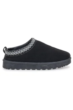 Stivaletti Pantofole con Pelo Nere Pittarello Love 1859