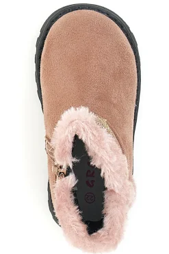 Stivaletti Primi Passi con Pelo Rosa Grazie 14211
