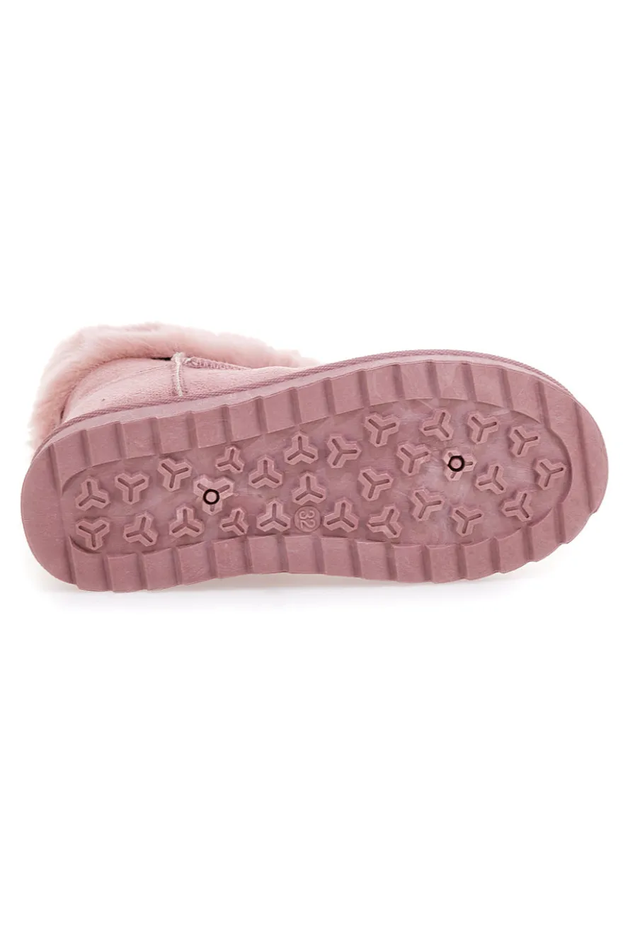 Stivaletti rosa con pelliccia sintetica Pittarello Love PK1643B