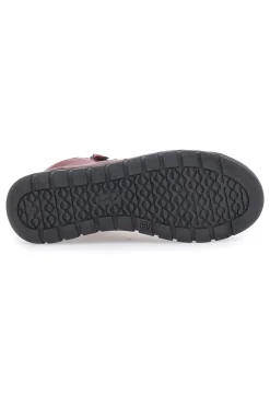 Stivaletti Rossi in Vera Pelle con Cerniere Laterali Plocadi 749007pt
