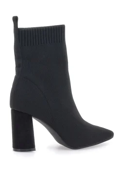 Stivaletti Socks Neri a Punta con Tacco Alto The First 484