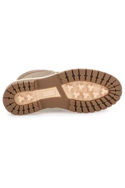 Stivaletti taupe con suola carrarmato Altemberg 1