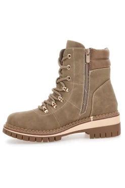 Stivaletti taupe con suola carrarmato Altemberg 1