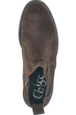 Stivaletti Testa di moro con inserti elasticizzati Pittarello class 701