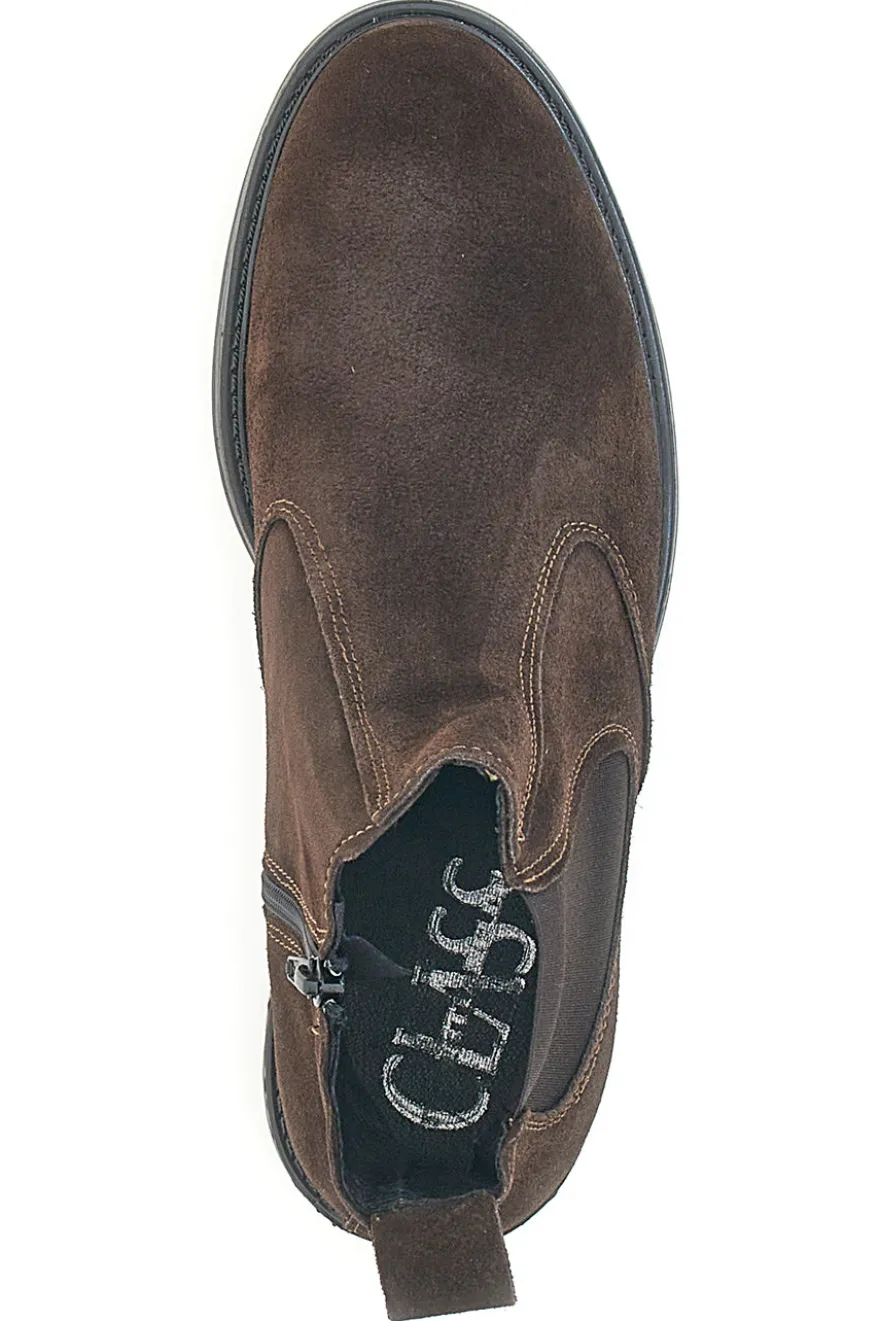 Stivaletti Testa di moro con inserti elasticizzati Pittarello class 701