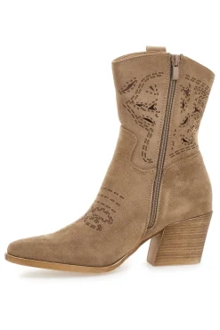 Stivaletti Texani Khaki Con Cerniera Cafè Cost H3W205816