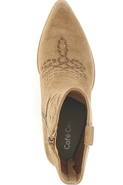 Stivaletti Texani Khaki Con Cerniera Cafè Cost H3W205816