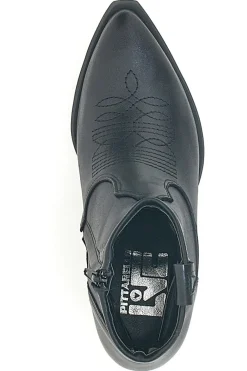 Stivaletti Texani Neri Bassi Made in Italy PITTARELLO LOVE TEX925