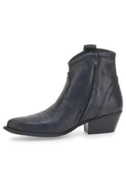 Stivaletti Texani Neri Bassi Made in Italy PITTARELLO LOVE TEX925