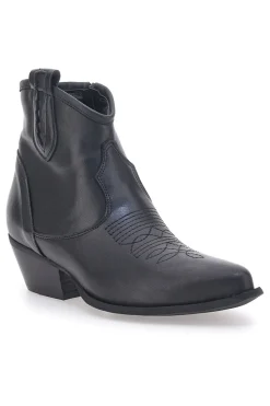 Stivaletti Texani Neri Bassi Made in Italy PITTARELLO LOVE TEX925