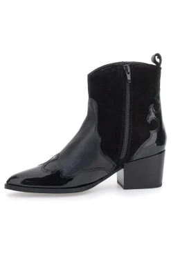 Stivaletti Texani Neri In Vera Pelle PITTARELLO GLAM 54265