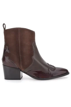 Stivaletti Texani Taupe In Vera Pelle PITTARELLO GLAM 54265