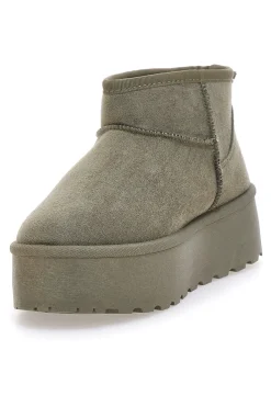Stivaletti verdi con pelo e interno caldo Pittarello Love PK1497E