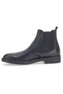 Stivaletto Beatles Vera Pelle Nero Longford 09
