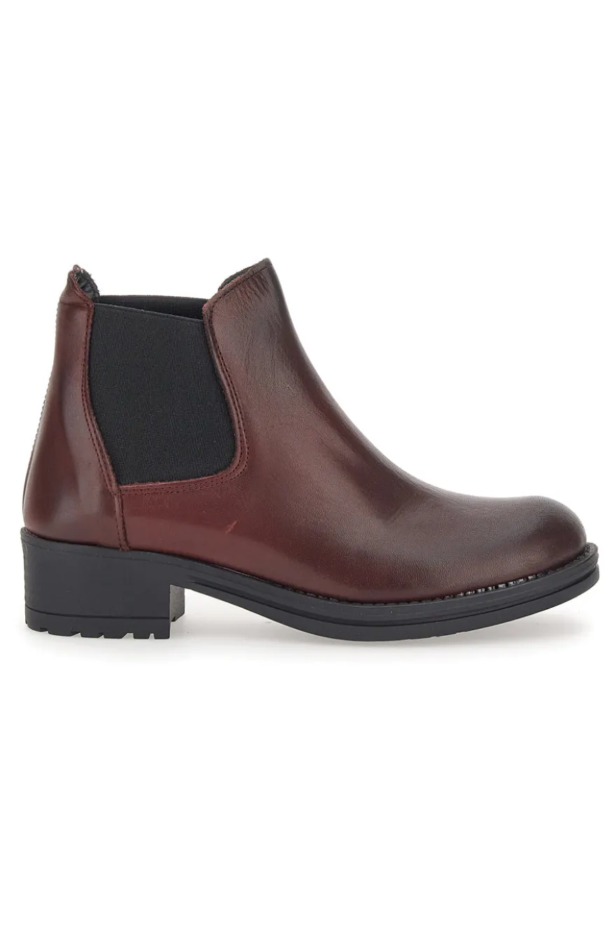 Stivaletto Chelsea Boots Pittarello Glam 10 Bordeaux