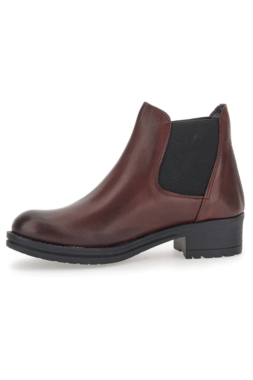 Stivaletto Chelsea Boots Pittarello Glam 10 Bordeaux