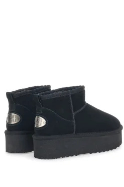 Stivaletto con Flatform Mon Dieu 5002 Nero