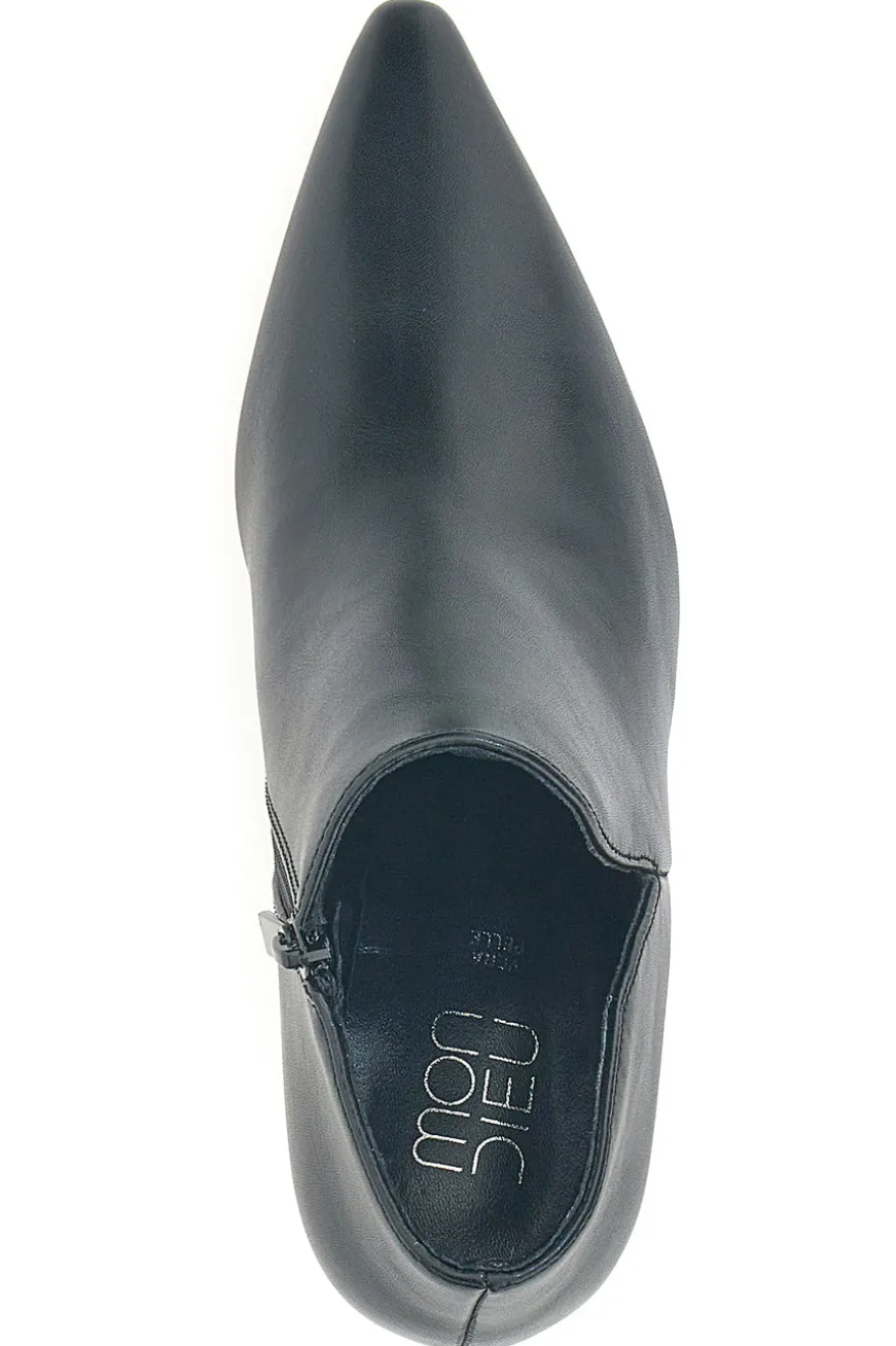 Stivaletto nero a punta con tacco a rocchetto Mon Dieu B8830Q8820Q11