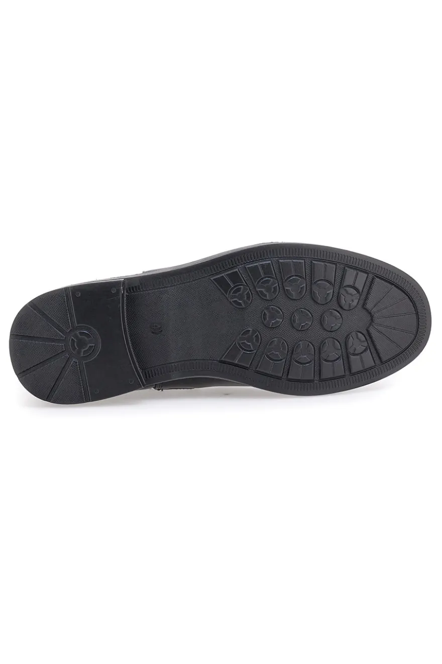 Stivaletto nero con elastici laterali JOHES LAND 180141