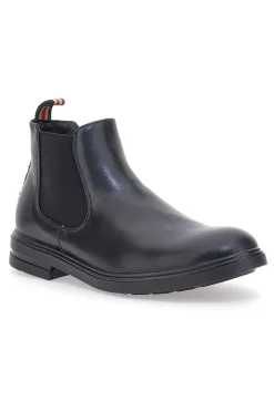 Stivaletto nero con elastici laterali JOHES LAND 180141