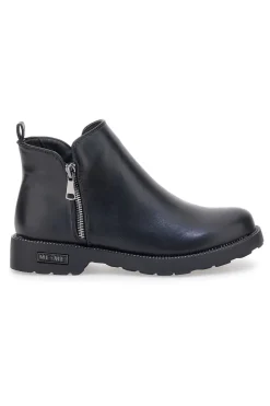 Stivaletto nero con inserti metallici ME & ME 1214
