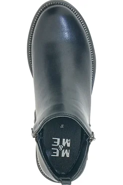 Stivaletto nero con inserti metallici ME & ME 1214