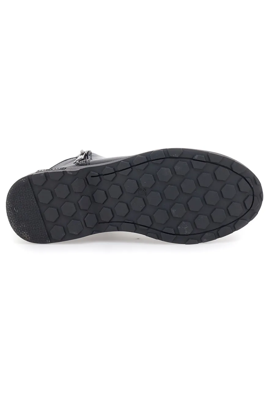 Stivaletto nero con inserti metallici ME & ME 1214