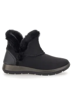 Stivaletto Nero Con Pelo Inblu WG022214