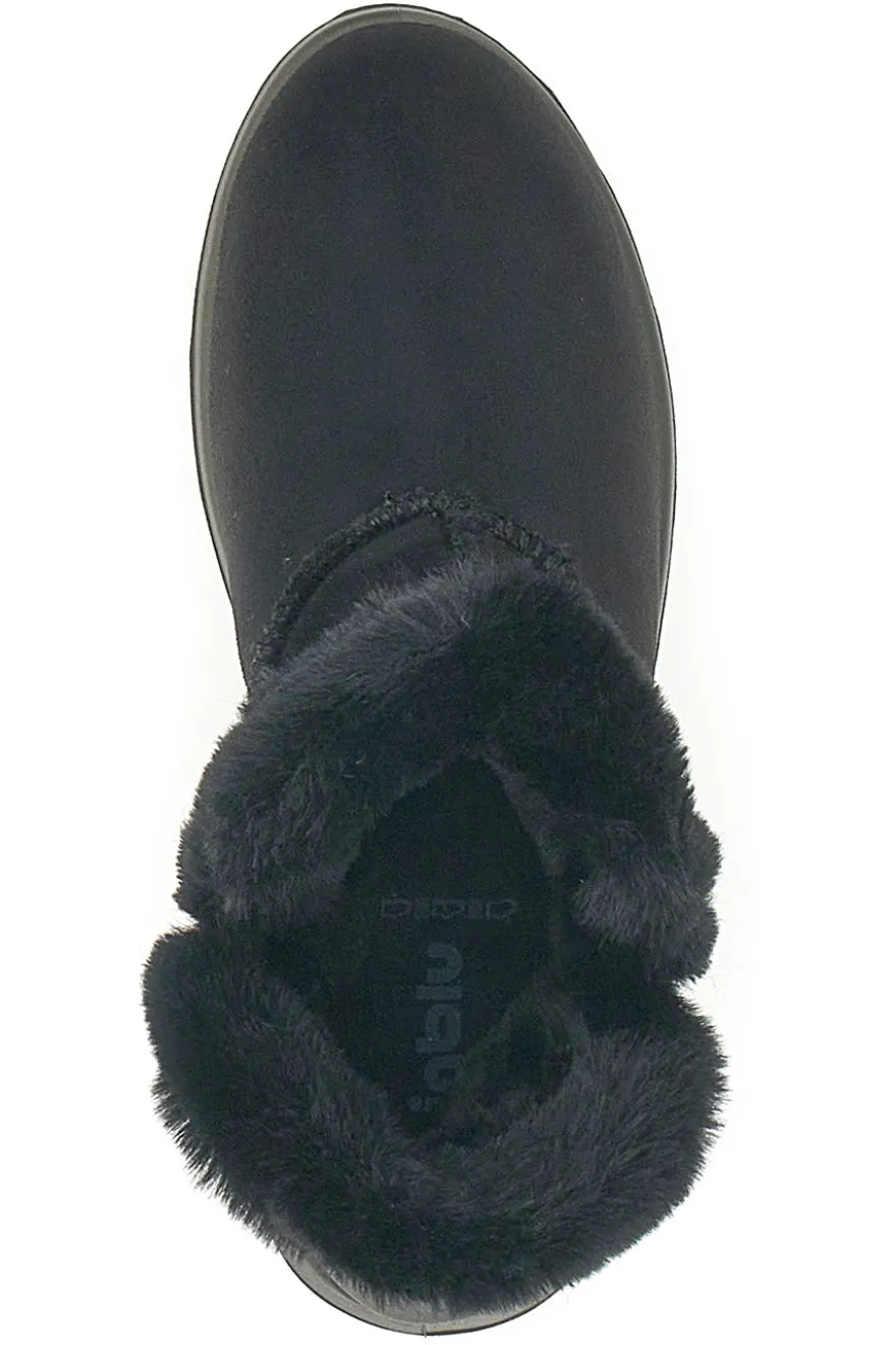 Stivaletto Nero Con Pelo Inblu WG022214