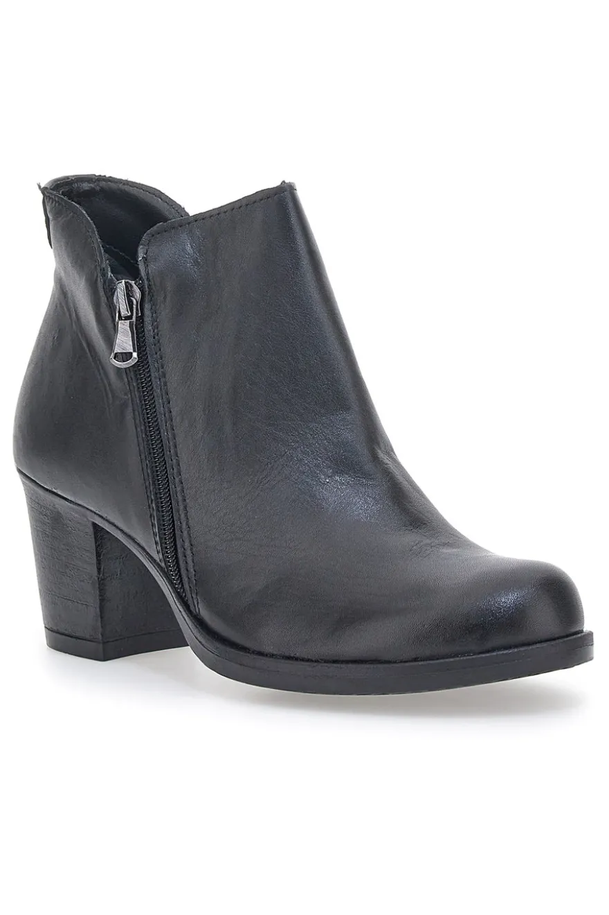 Stivaletto Pittarello Class 10 Nero Vera Pelle