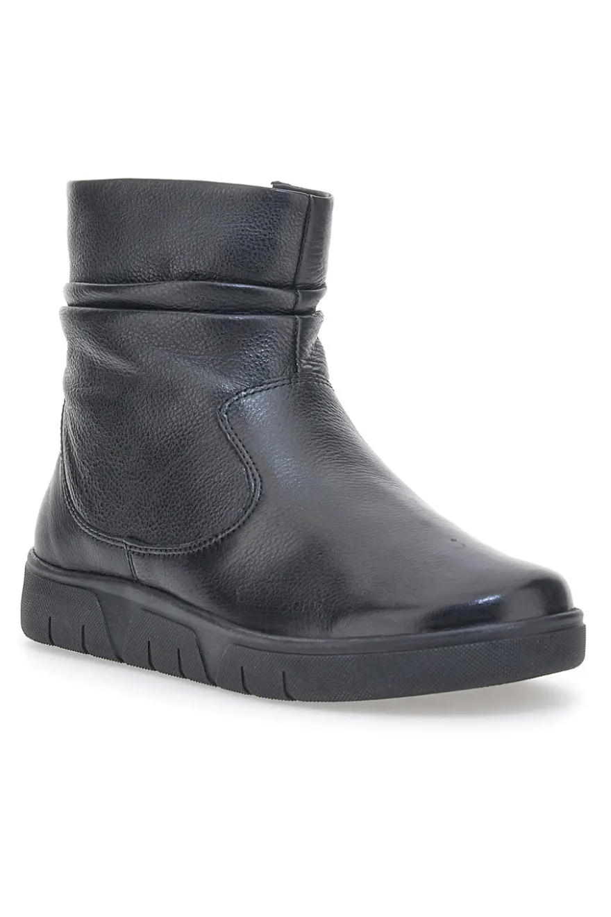 Stivaletto Plocadi 17801 Nero Vera Pelle
