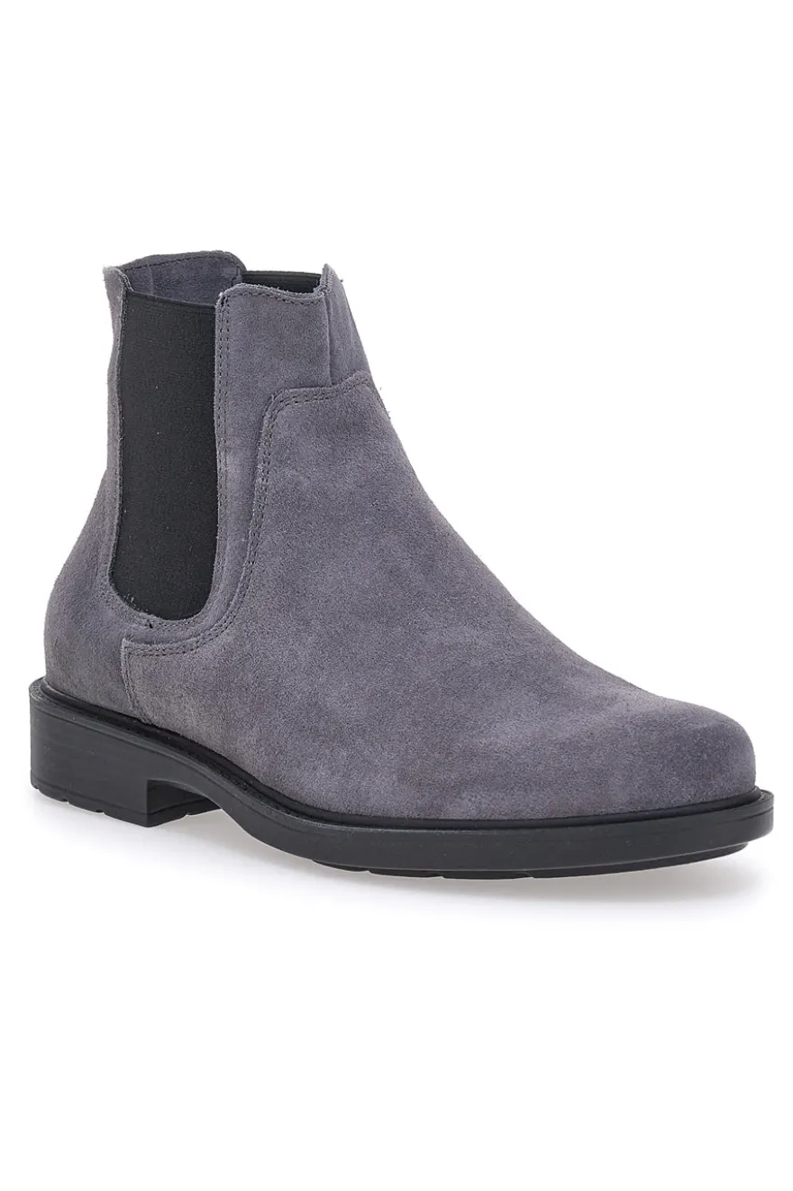 Stivaletto uomo camoscio grigio chiaro Arizona 90297