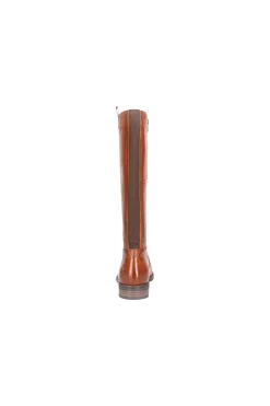 Stivali alti marroni in pelle caldi con zip Bagatt D11AFS3J4000