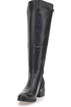 Stivali alti neri con fascia elastica Laura Biagiotti 9310