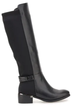 Stivali alti neri con fascia elastica Laura Biagiotti 9310