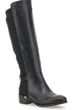 Stivali alti neri con fascia elastica Laura Biagiotti 9310