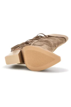 Stivali beige con frange Cafè cost P722