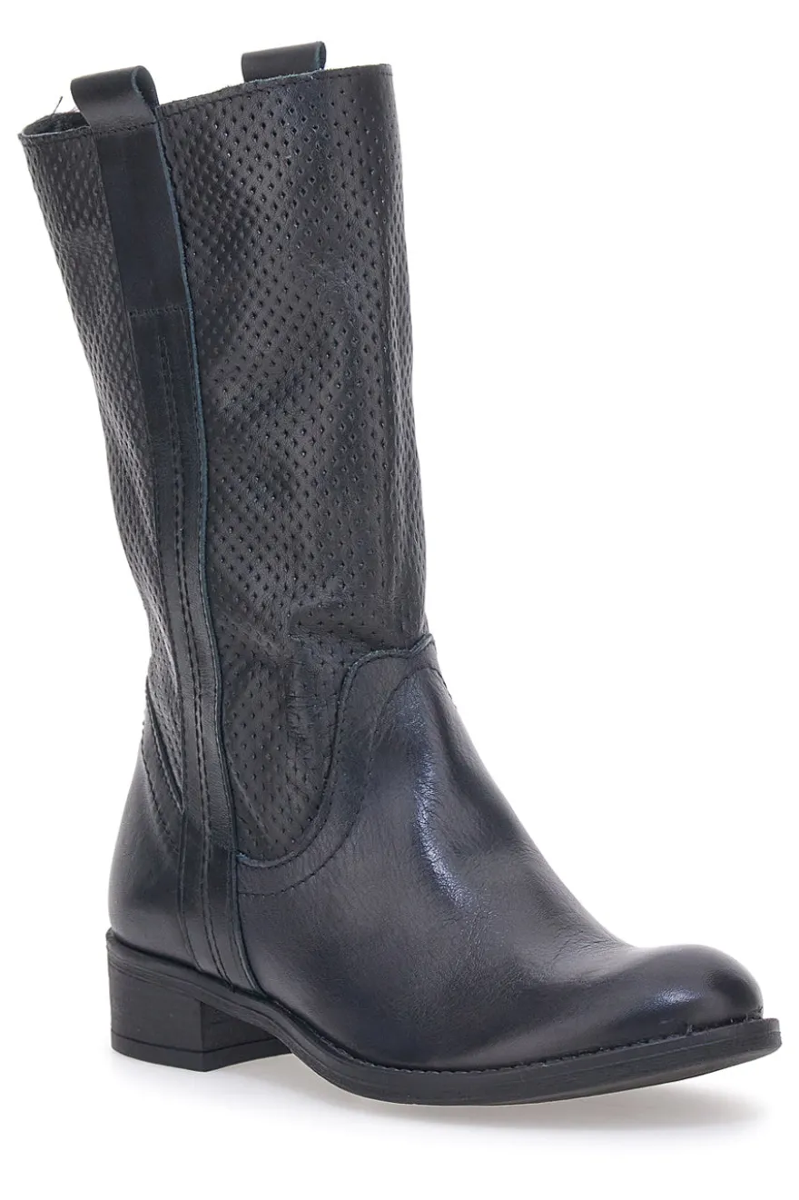 Stivali Bikers Mon Dieu 415 Vera Pelle