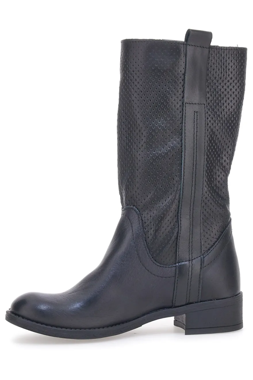 Stivali Bikers Mon Dieu 415 Vera Pelle