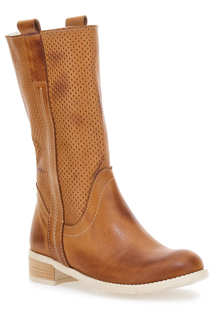 Stivali Bikers Mon Dieu 415 Vera Pelle