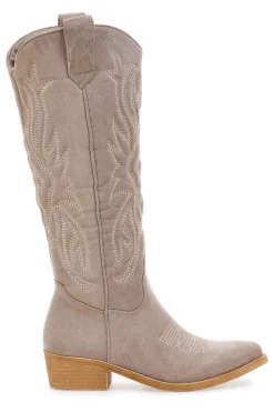 STIVALI CAMPEROS A PUNTA BEIGE CAFE' COST H52805