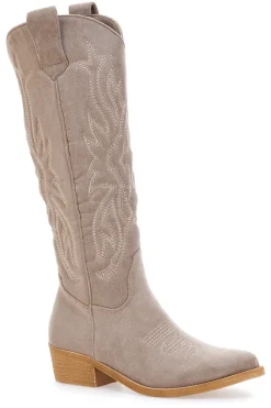 STIVALI CAMPEROS A PUNTA BEIGE CAFE' COST H52805