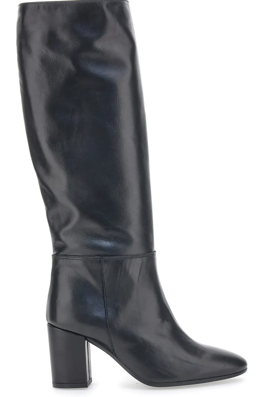 Stivali con tacco Pittarello Look 701 Neri Vera Pelle